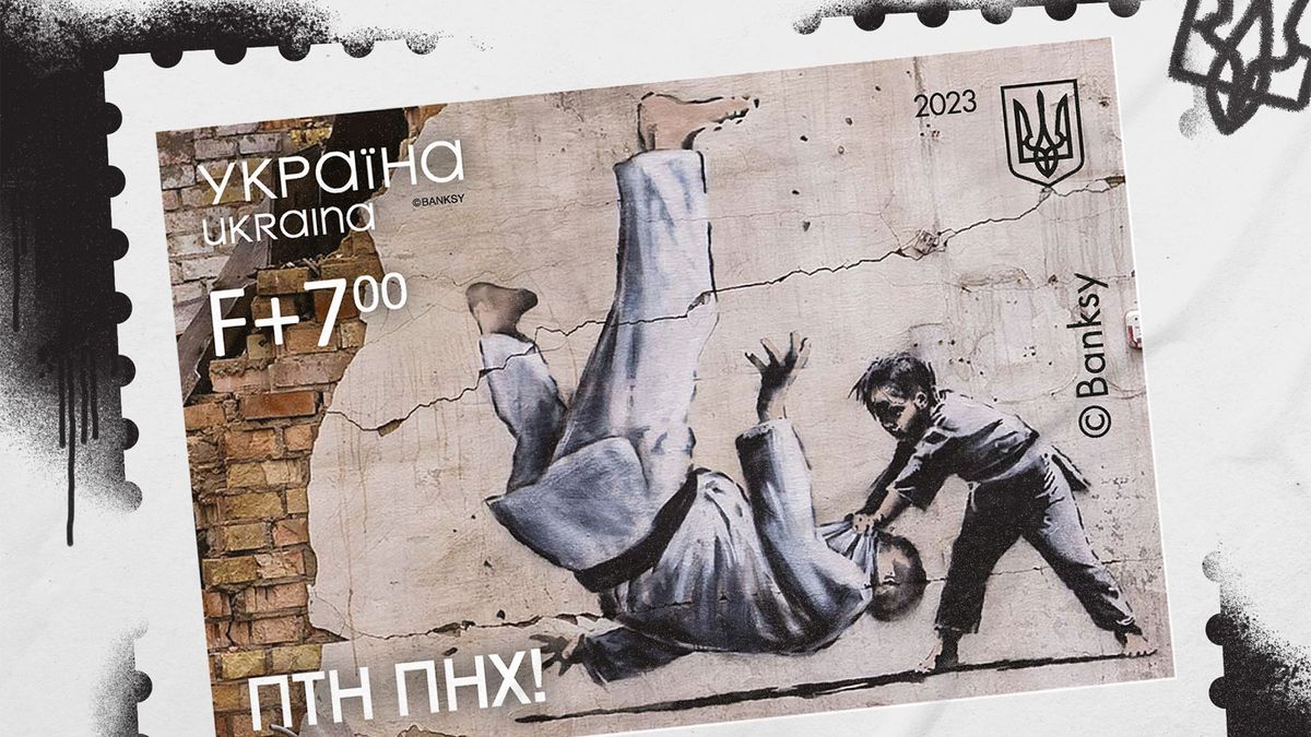Ukrajinská pošta vydává výroční známku, Putin si ji za rámeček nedá